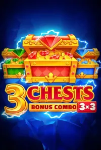 3 chests bonus combo game logo
