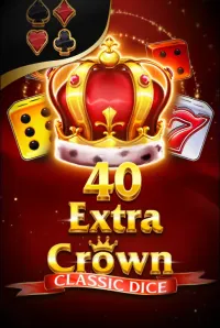 40 extra crown classic dice game logo